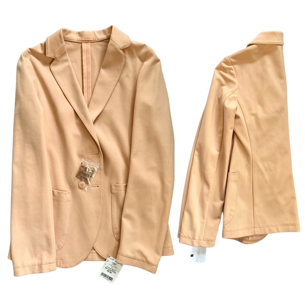 Indigo Rein Coral Blazer with front pockets, Size: Small